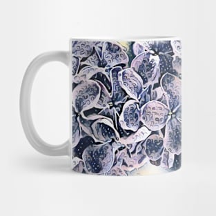 Crested Flower Graphic Art Design | Digital Art | Painting Mug